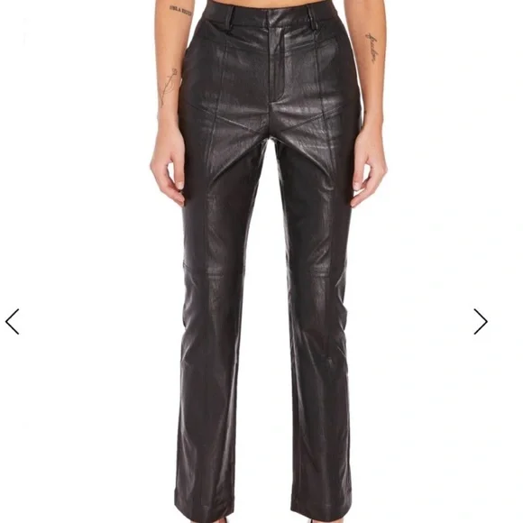 Steele Riley vegan leather pants - Picture 6 of 8